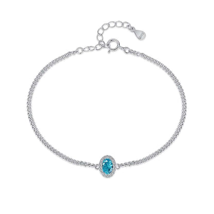 [Hyrra Jewelry]Exquisite Oval Shape Bracelet