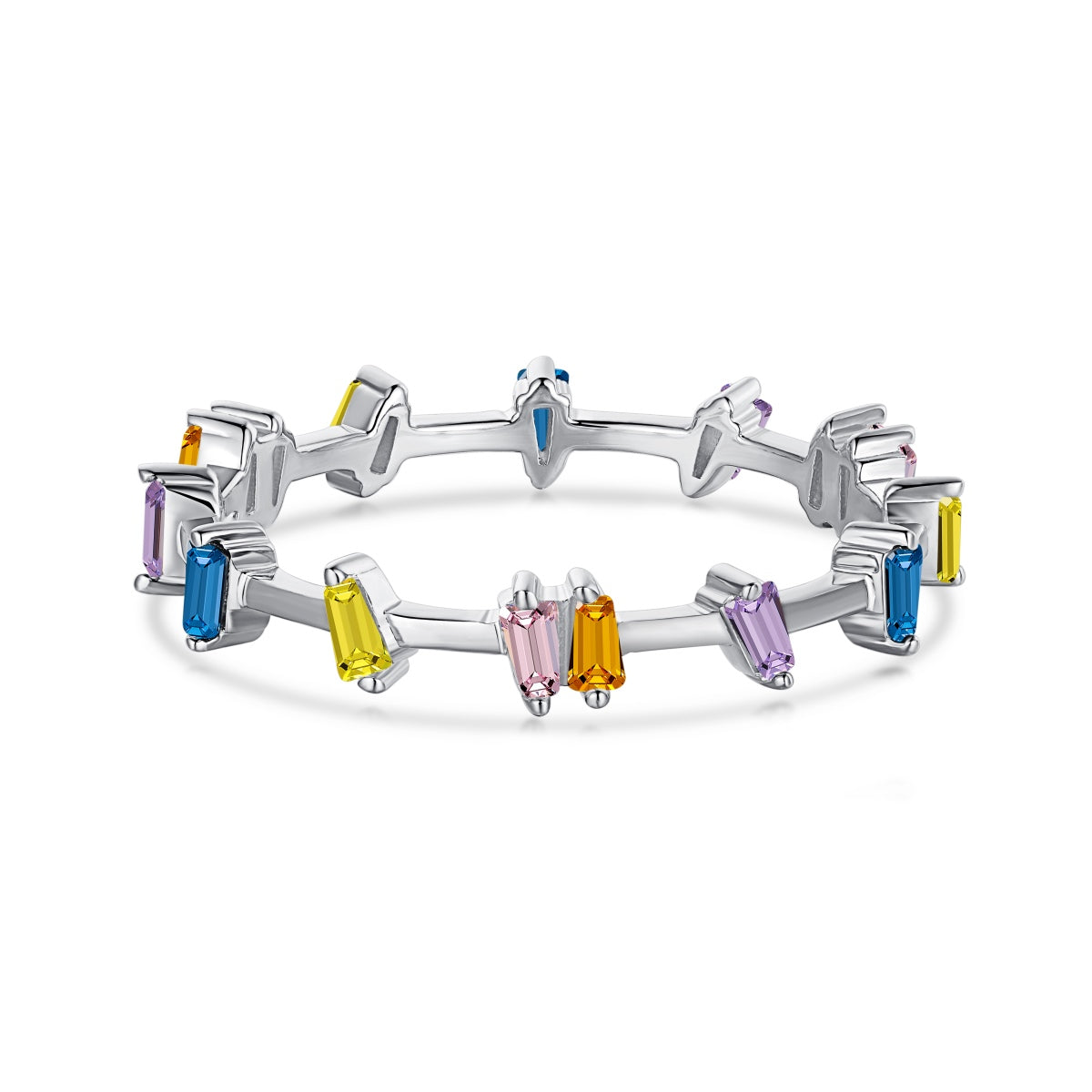 [Hyrra Jewelry]Unique Trapezoid Cut Daily Ring