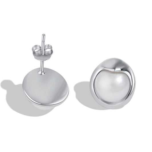 [Hyrra Jewelry]Dainty Bread Pearl Earrings