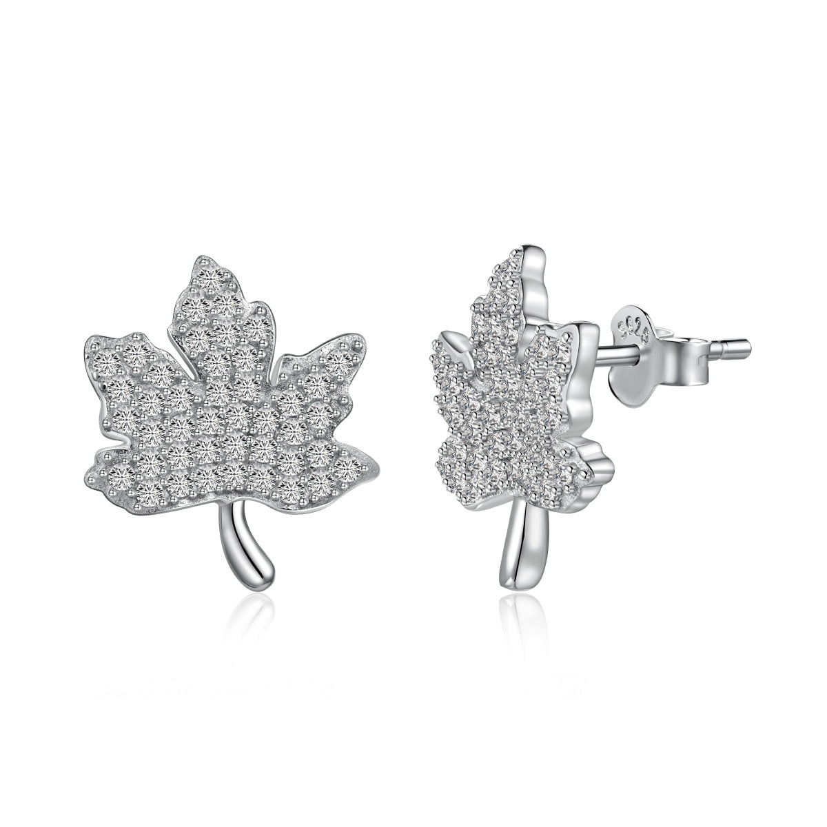 [Hyrra Jewelry]Exquisite Maple Leaf Design Earrings