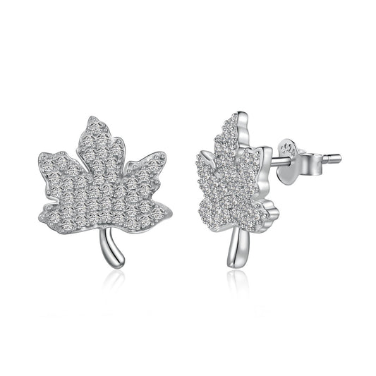 [Hyrra Jewelry]Exquisite Maple Leaf Design Earrings