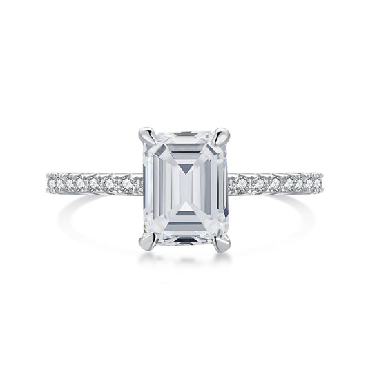 [Hyrra Jewelry]2.0 Carat Scintillating Ornate Radiant Cut Party Ring