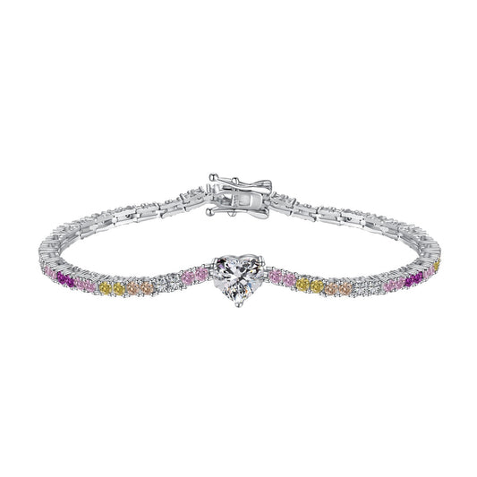 [Hyrra Jewelry]Delicate Romantic Heart Shape Lover Bracelet