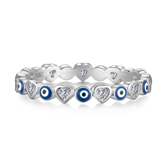 [Hyrra Jewelry]Radiant Colorful Round Shape Daily Ring