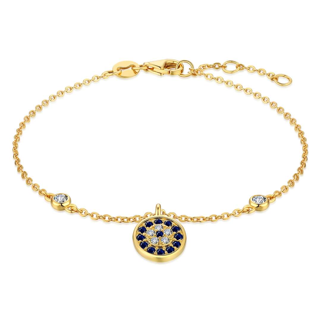 [Hyrra Jewelry]Devil's Eye Round Shape Bracelet