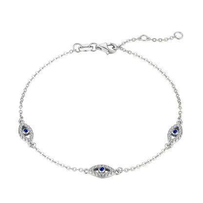 [Hyrra Jewelry]Evil Eye Shape Pendent Necklace