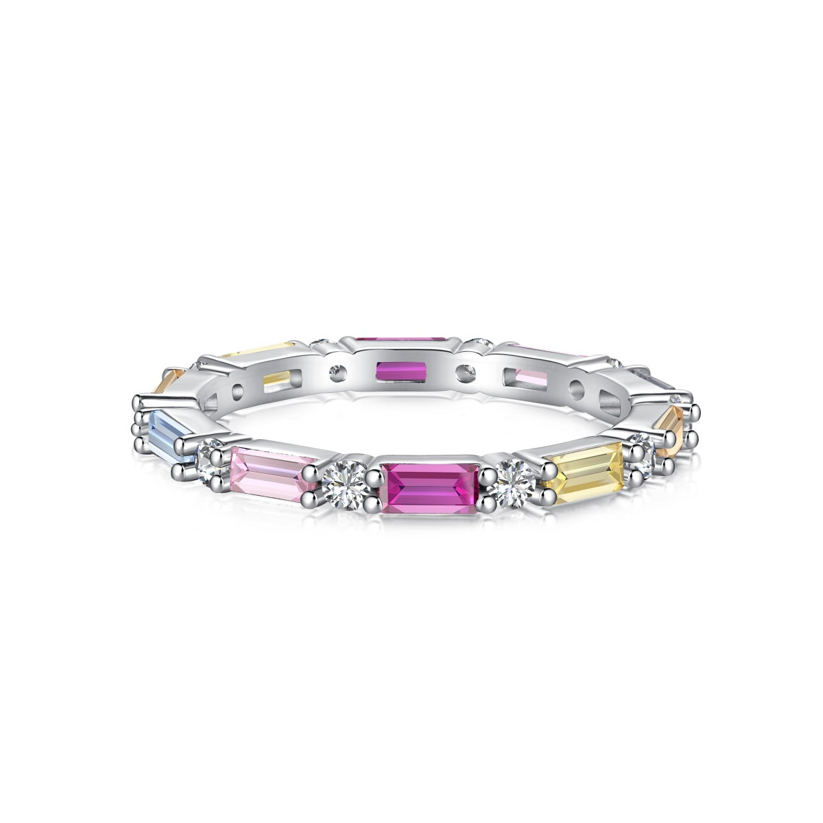 [Hyrra Jewelry]Lively In Shades Elegant Radiant Cut Daily Ring