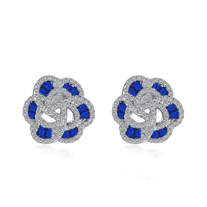 [Hyrra Jewelry]Exquisite Flower Shape Daily Earrings
