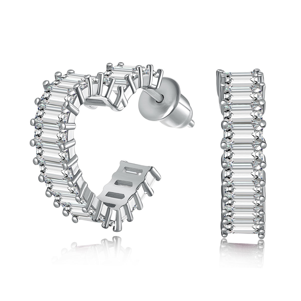 [Hyrra Jewelry]Radiant Heart Cutout Earrings