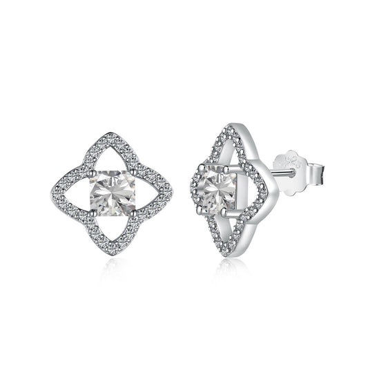 [Hyrra Jewelry]Elegant Star Shape Princess Cut Daily Earrings