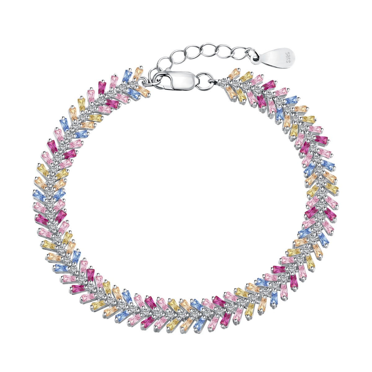 [Hyrra Jewelry]Dainty Radiant Emerald Cut Daily Bracelet