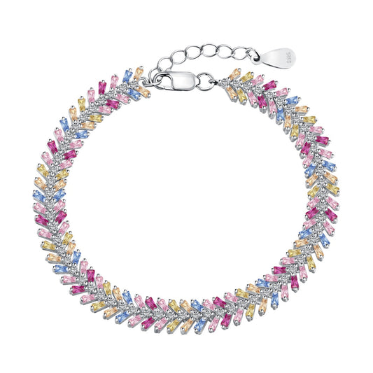 [Hyrra Jewelry]Dainty Radiant Emerald Cut Daily Bracelet
