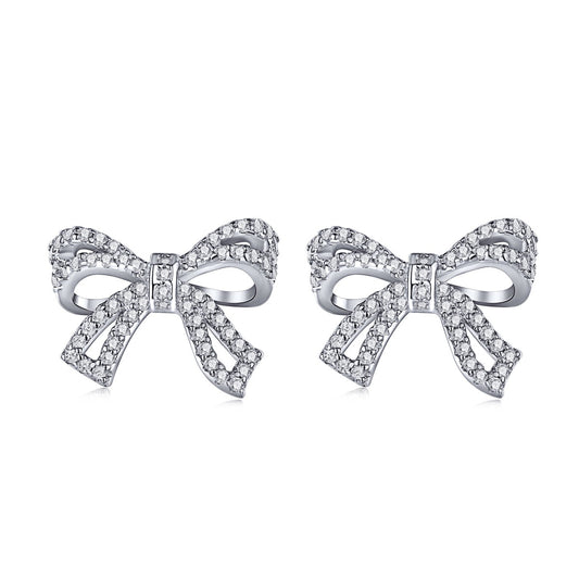 [Hyrra Jewelry]Dainty Bow Shape Earrings