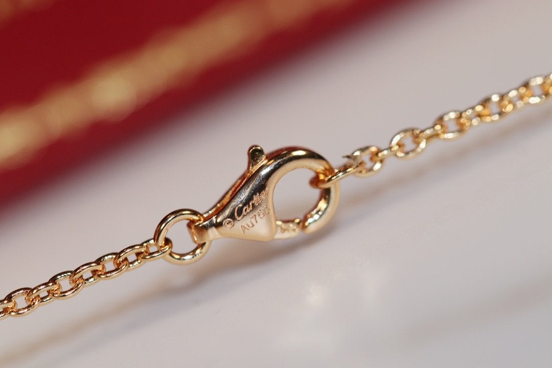 [⭐Hyrra Jewelry]LOVE NECKLACE PINK GOLD AND SILVER