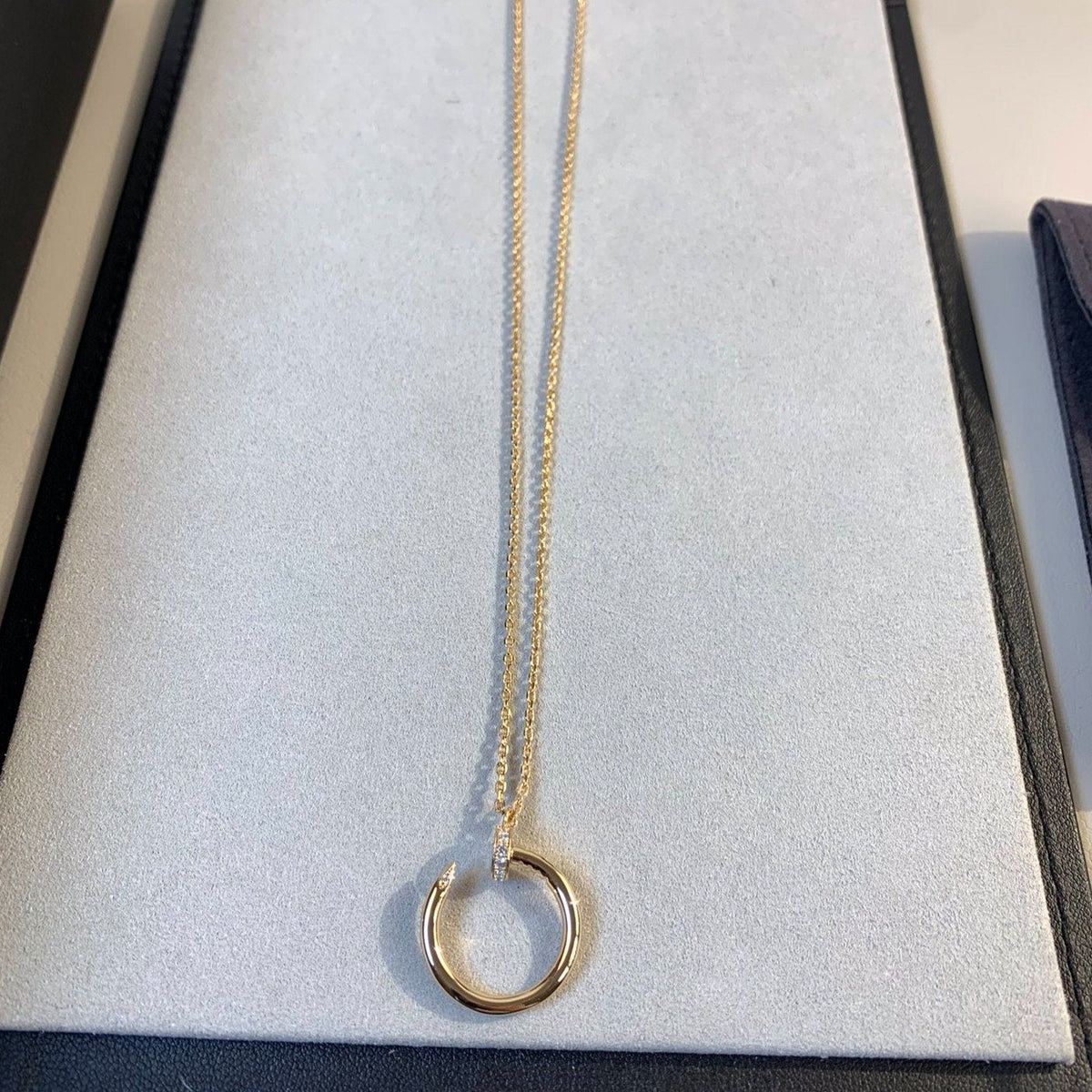 [⭐Hyrra Jewelry]JUSTE NECKLACE PINK GOLD