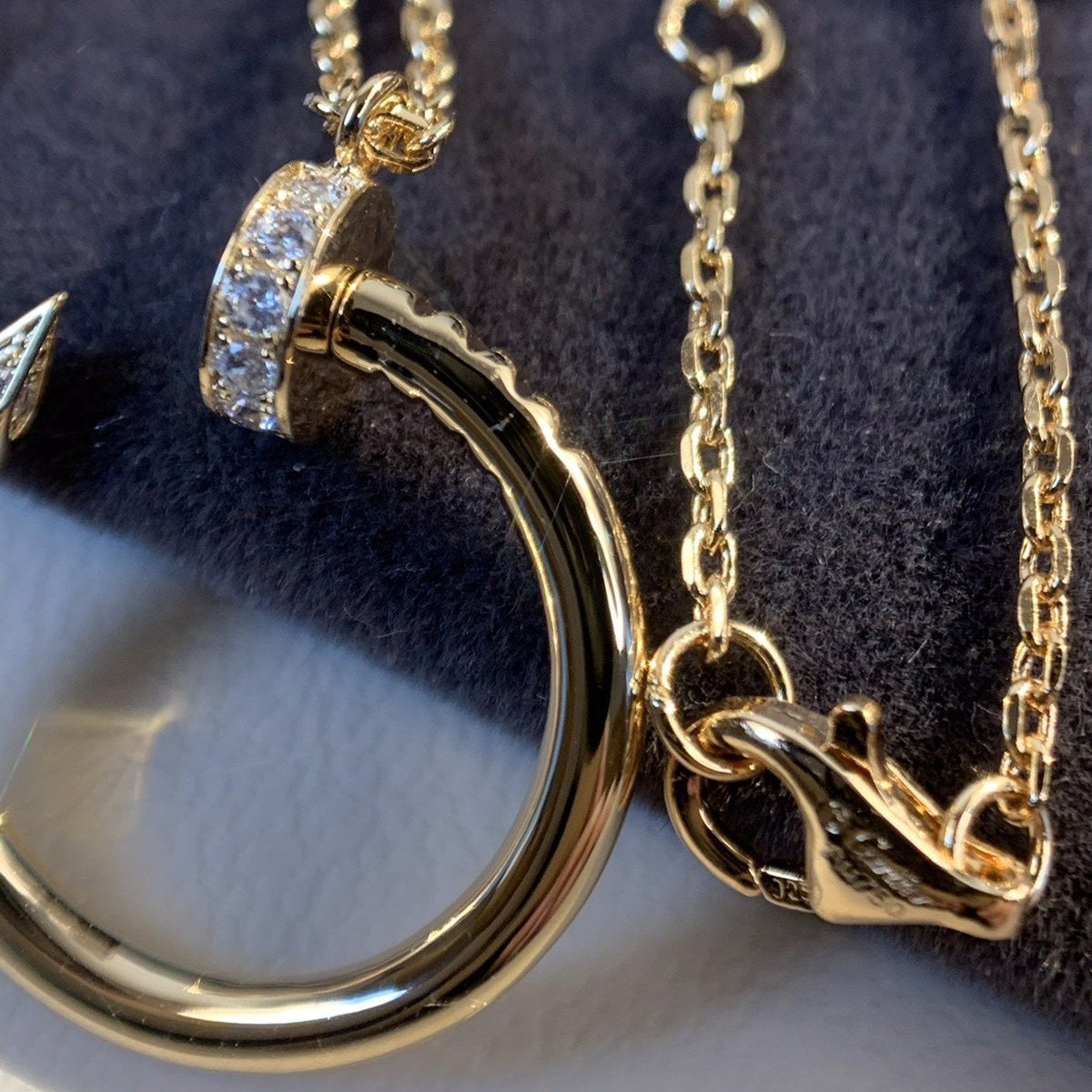 [⭐Hyrra Jewelry]JUSTE NECKLACE PINK GOLD