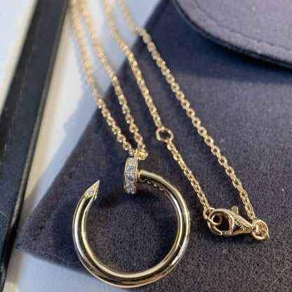 [⭐Hyrra Jewelry]JUSTE NECKLACE PINK GOLD