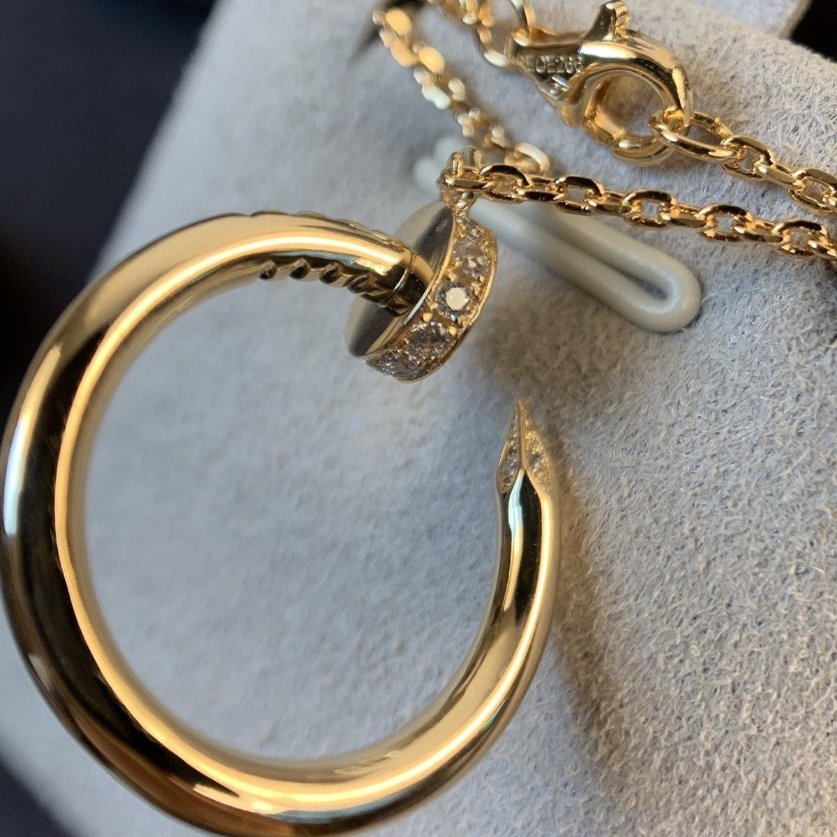 [⭐Hyrra Jewelry]JUSTE NECKLACE PINK GOLD