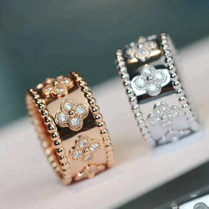 [⭐Hyrra Jewelry]CLOVER KALEIDOSCOPE RING 10MM