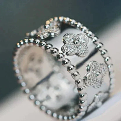 [⭐Hyrra Jewelry]CLOVER KALEIDOSCOPE RING 10MM