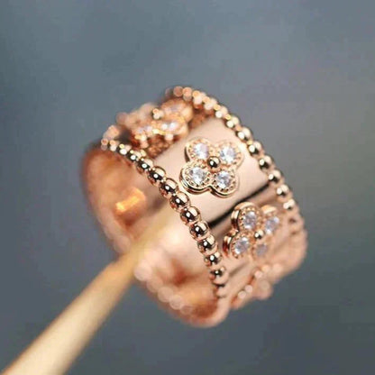 [⭐Hyrra Jewelry]CLOVER KALEIDOSCOPE RING 10MM