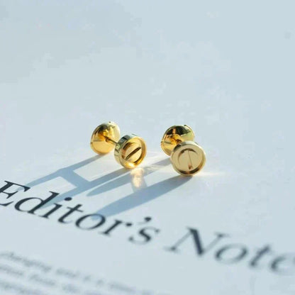[⭐Hyrra Jewelry]LOVE EARRINGS GOLD 10MM