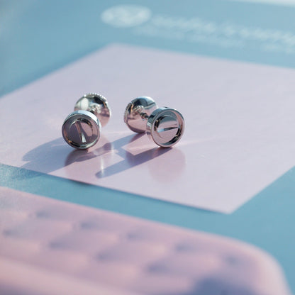 [⭐Hyrra Jewelry]LOVE EARRINGS SILVER 10MM