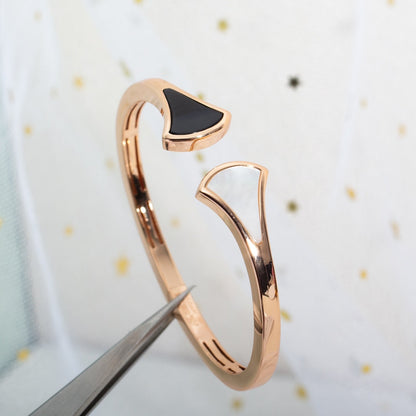 [⭐Hyrra Jewelry]DREAM BRACELET OPEN PINK GOLD MOP