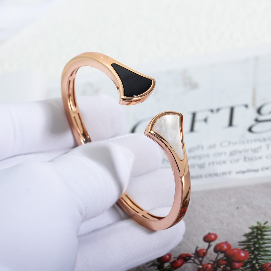 [⭐Hyrra Jewelry]DREAM BRACELET OPEN PINK GOLD MOP