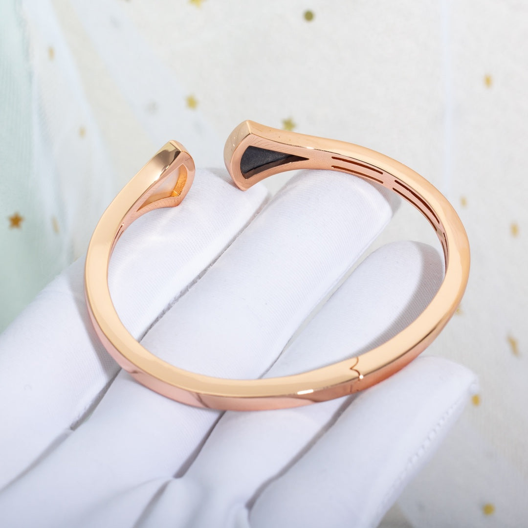 [⭐Hyrra Jewelry]DREAM BRACELET OPEN PINK GOLD MOP