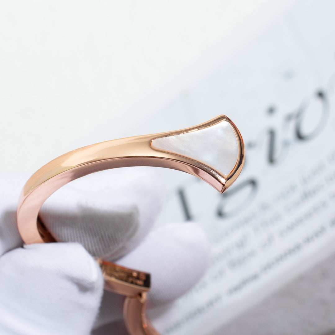 [⭐Hyrra Jewelry]DREAM BRACELET OPEN PINK GOLD MOP