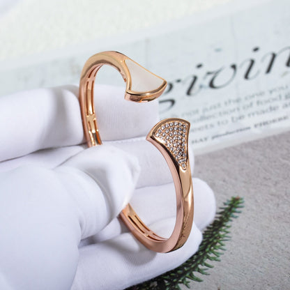 [⭐Hyrra Jewelry]DREAM BRACELET OPEN PINK GOLD MOP DIAMOND