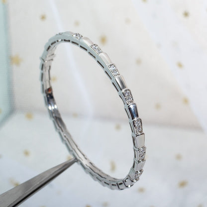 [⭐Hyrra Jewelry]SERPENTI BRACELET SILVER DIAMOND