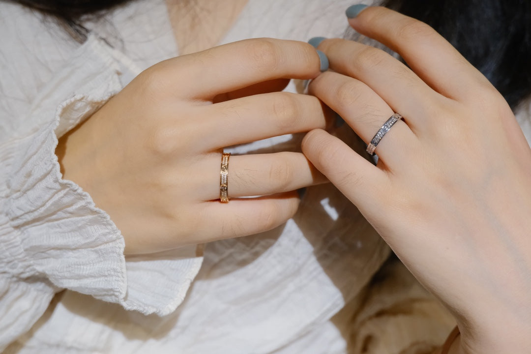 [⭐Hyrra Jewelry]LOVE RING 2.65MM DIAMOND