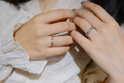 [⭐Hyrra Jewelry]LOVE RING 2.65MM DIAMOND