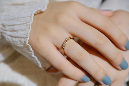 [⭐Hyrra Jewelry]LOVE RING 2.65MM DIAMOND