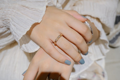 [⭐Hyrra Jewelry]LOVE RING 2.65MM DIAMOND
