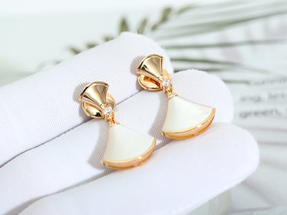 [⭐Hyrra Jewelry]DREAM MOP PINK GOLD EARRINGS