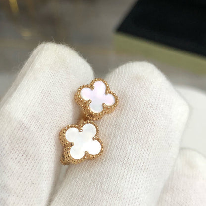 [⭐Hyrra Jewelry]CLOVER MINI GOLD EARRINGS