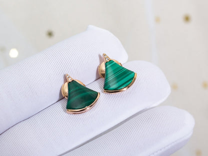 [⭐Hyrra Jewelry]DIVAS DREAM EARRINGS PINK GOLD