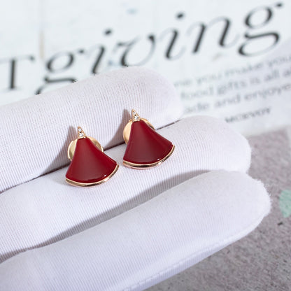 [⭐Hyrra Jewelry]DIVAS DREAM EARRINGS PINK GOLD