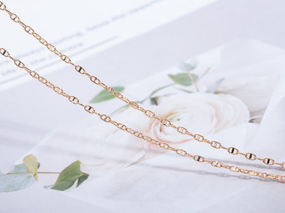 [⭐Hyrra Jewelry]ECHAPPEE NECKLACE PINK GOLD