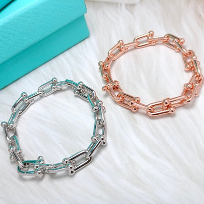 [Hyrra Jewelry]HARDWEAR BRACELET PINK GOLD AND SILVER