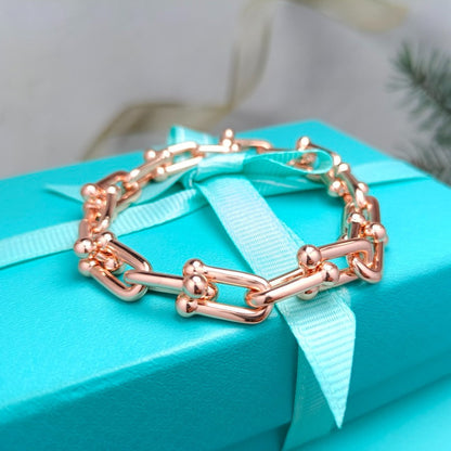 [Hyrra Jewelry]HARDWEAR BRACELET PINK GOLD AND SILVER
