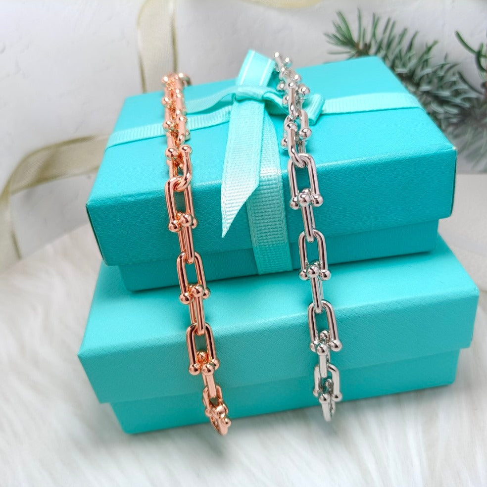 [Hyrra Jewelry]HARDWEAR BRACELET PINK GOLD AND SILVER