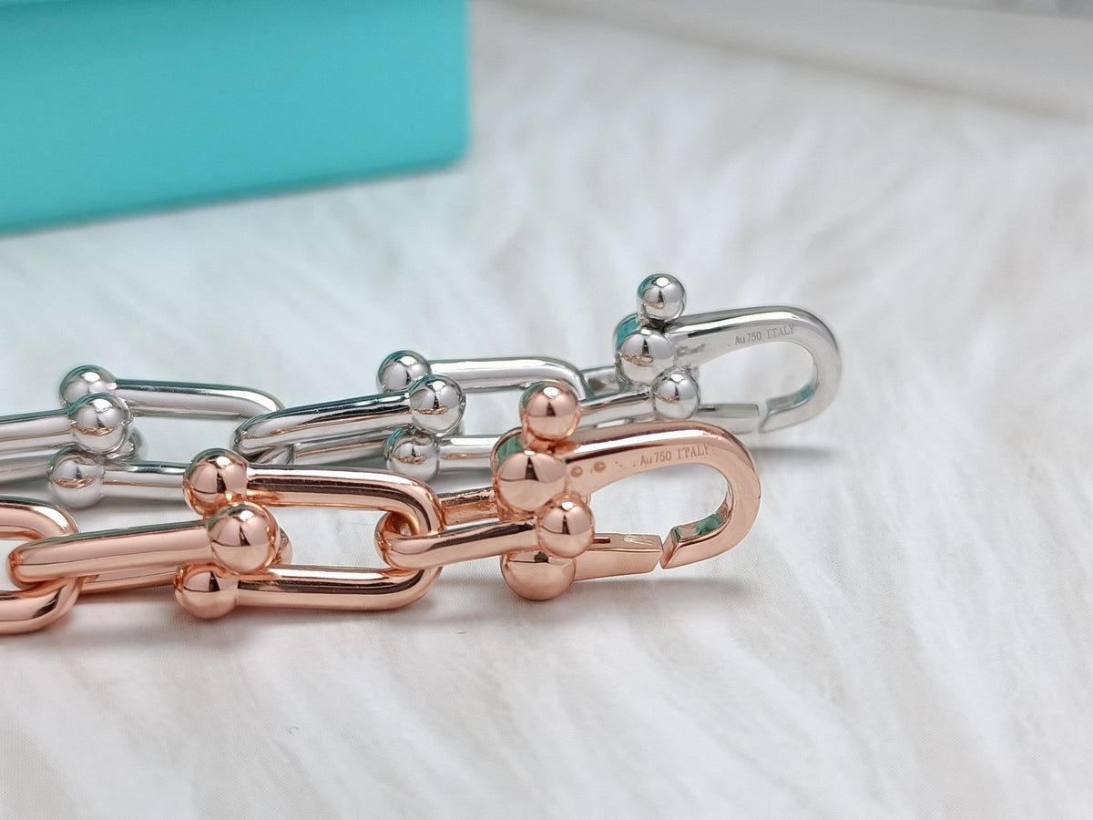 [Hyrra Jewelry]HARDWEAR BRACELET PINK GOLD AND SILVER