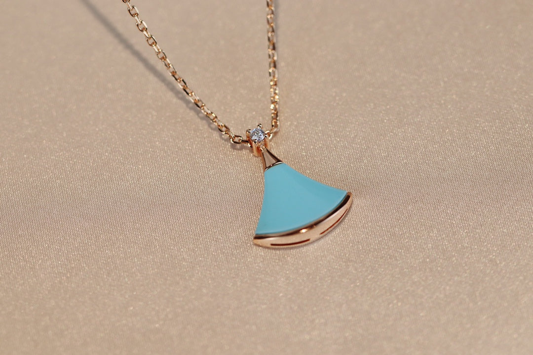 [⭐Hyrra Jewelry]DREAM NECKLACE TURQUOISE PINK GOLD