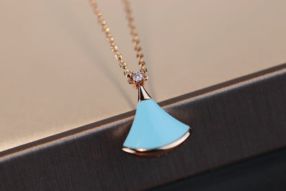 [⭐Hyrra Jewelry]DREAM NECKLACE TURQUOISE PINK GOLD