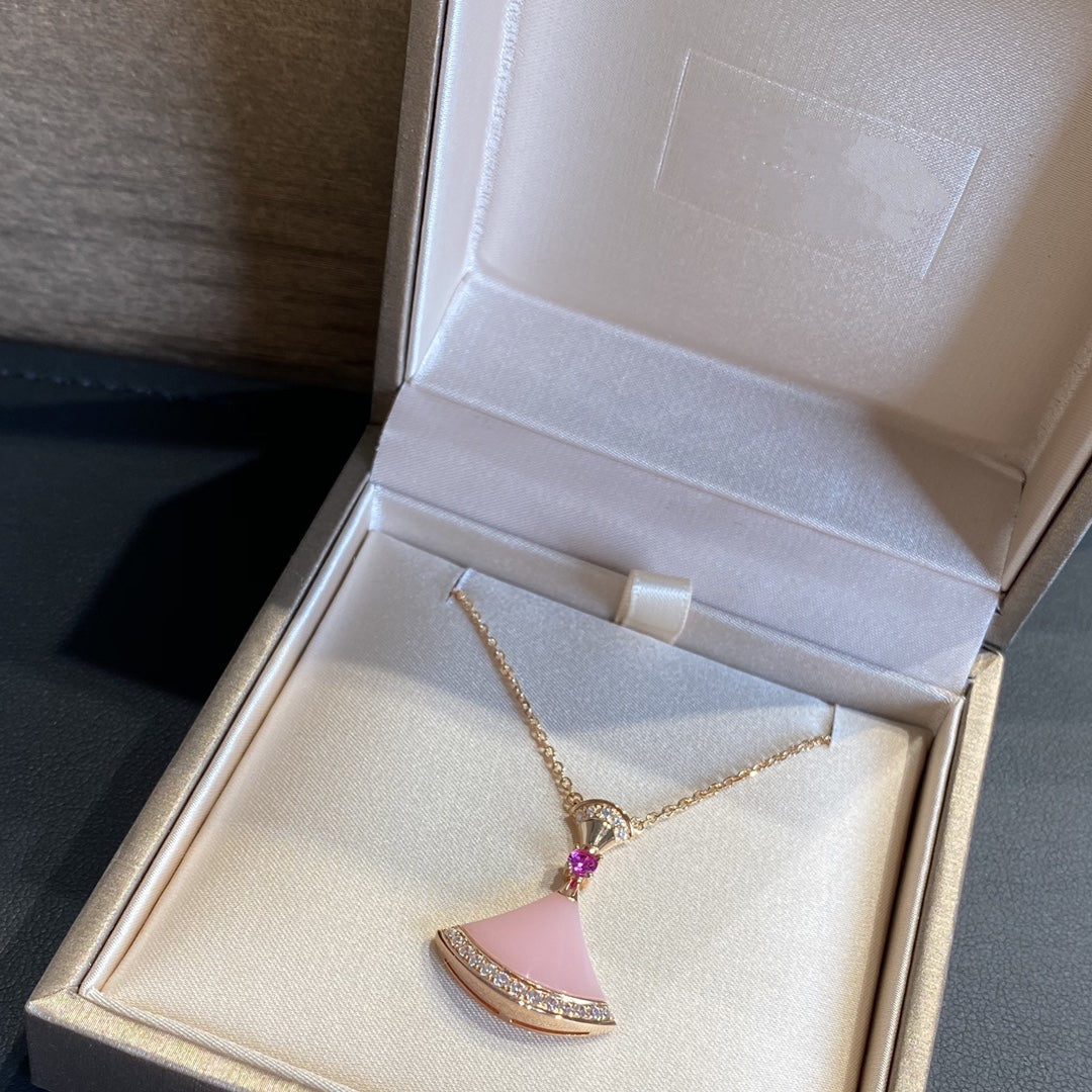 [⭐Hyrra Jewelry]DREAM NECKLACE PINK OPAL