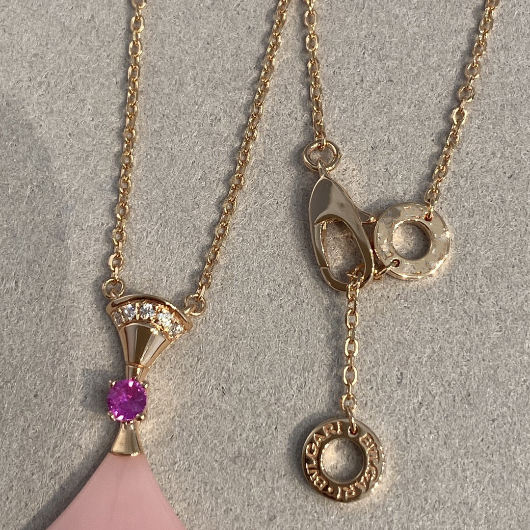 [⭐Hyrra Jewelry]DREAM NECKLACE PINK OPAL